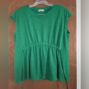 Max studio pretty top w tie-backs